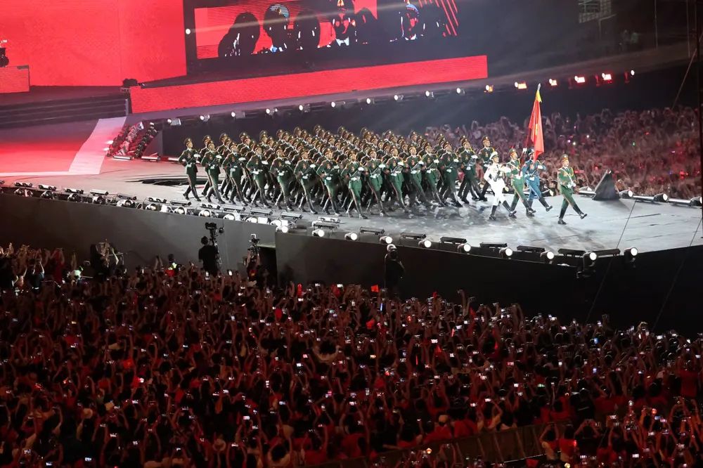 Phim hoa nhac “To quoc trong tim: The concert film”. Anh: CGV.