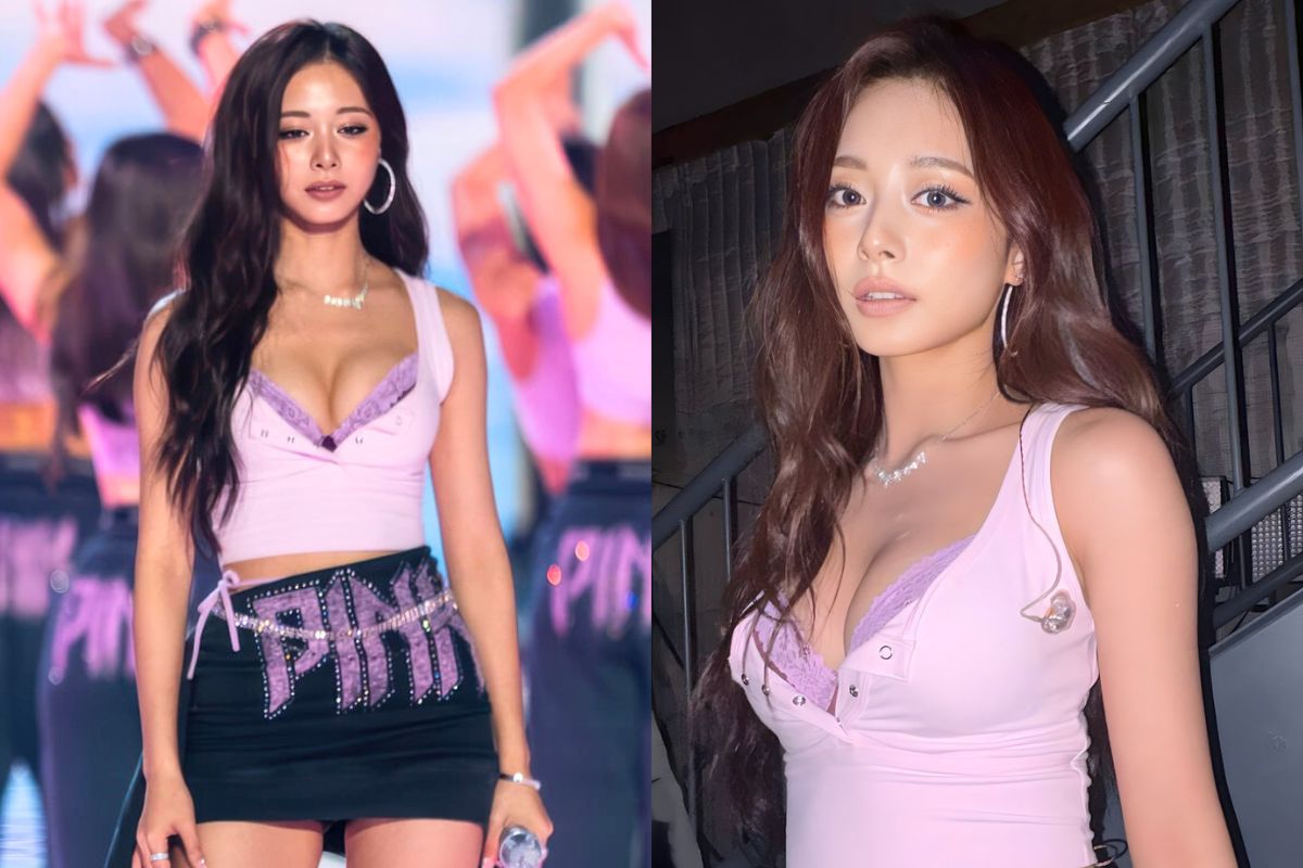 Tzuyu (TWICE) performs at the Victoria's Secret 2025 show. Photo: cut from video