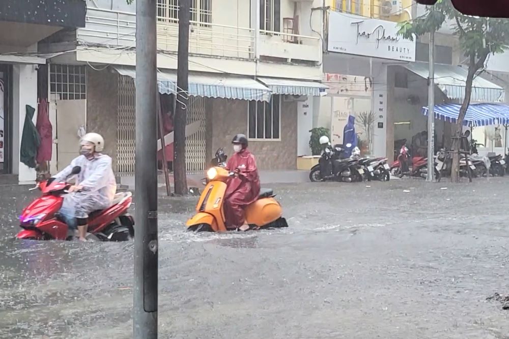 Da Nang issues a disaster response telegram for the next 10 days. Photo: Tran Thi