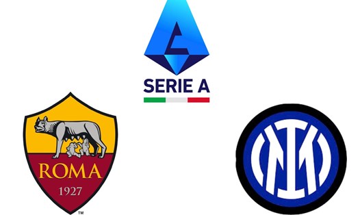 AS Roma đối đầu Inter Milan tại Serie A. Đồ họa: Văn An