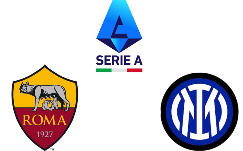 AS Roma vs Inter Milan in Serie A. Graphics: Van An