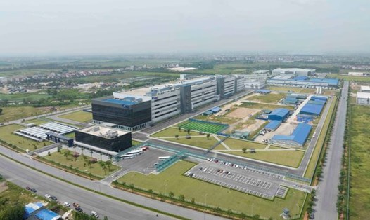 Bên trong một khu công nghiệp tại Bắc Ninh. Ảnh: Trần Tuấn