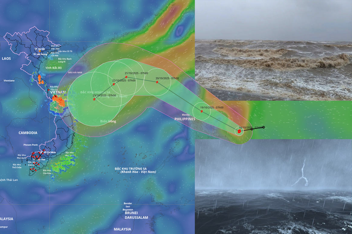 Pronostico del momento en que la tormenta Fengshen entrara en el Mar Oriental convirtiendose en la tormenta numero 12