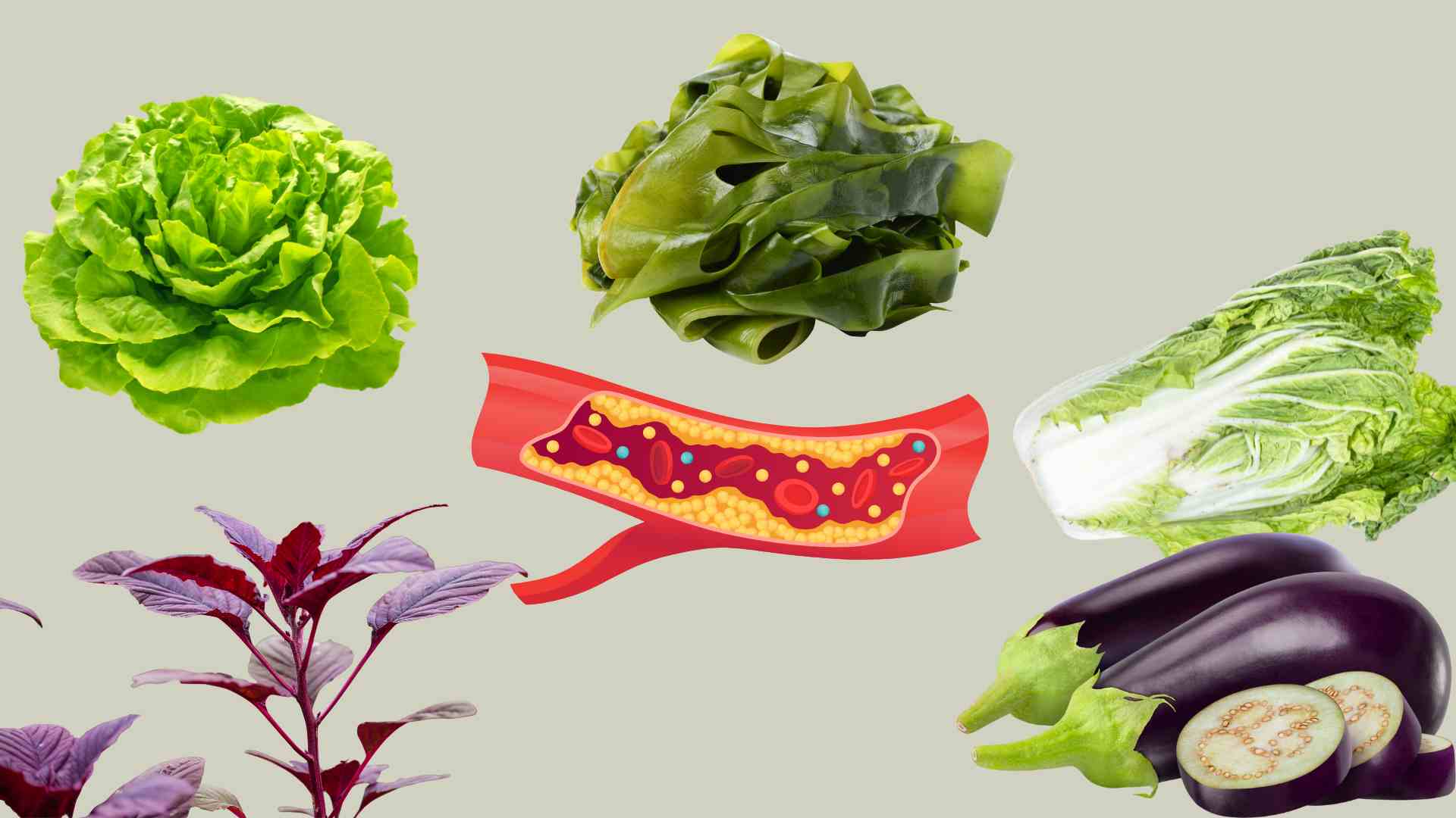 Some vegetables help reduce blood fat. Graphics: Ha May