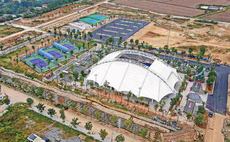 Hanaka Paris Ocean Park Urban Area (Dong Nguyen Ward, Bac Ninh) - where the Miss Student Vietnam 2025 Final will take place. Photo: Van Truong