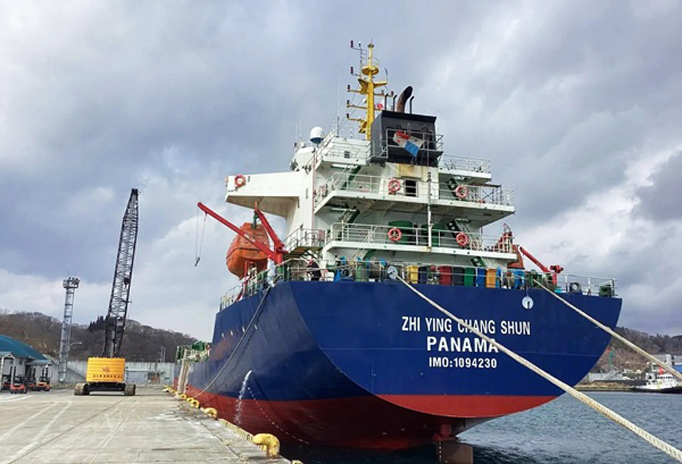The Zhi Ying Chang Shun ship arrested at Quy Nhon Port (Gia Lai) was released. Photo: Gia Lai Provincial People's Procuracy