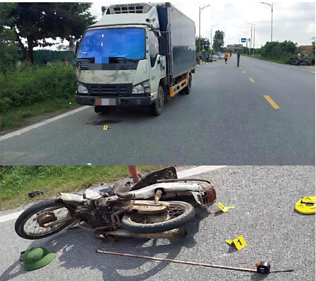 Before the accident. Photo: Hai Phong City Traffic Safety Committee
