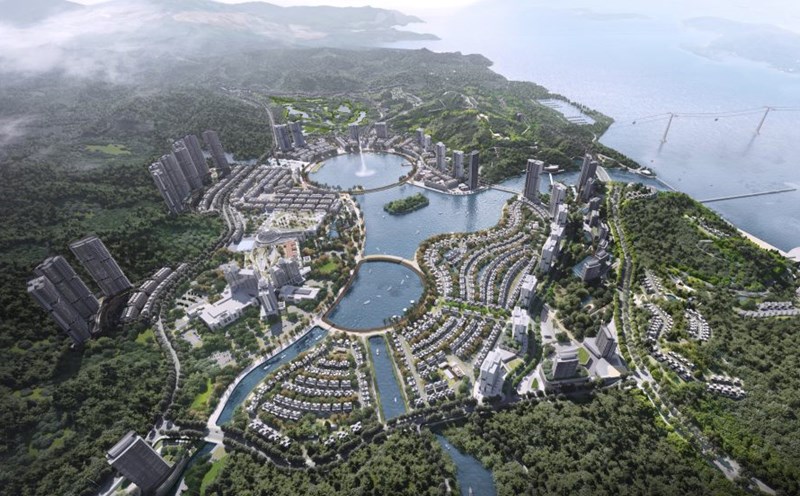 Perspective of Van Don High-end Complex Tourism Service Area, Van Don Special Zone. Photo: Van Don Special Zone Information Office