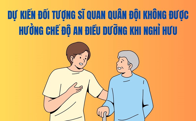 Expected military officers will not enjoy nursing care benefits upon retirement