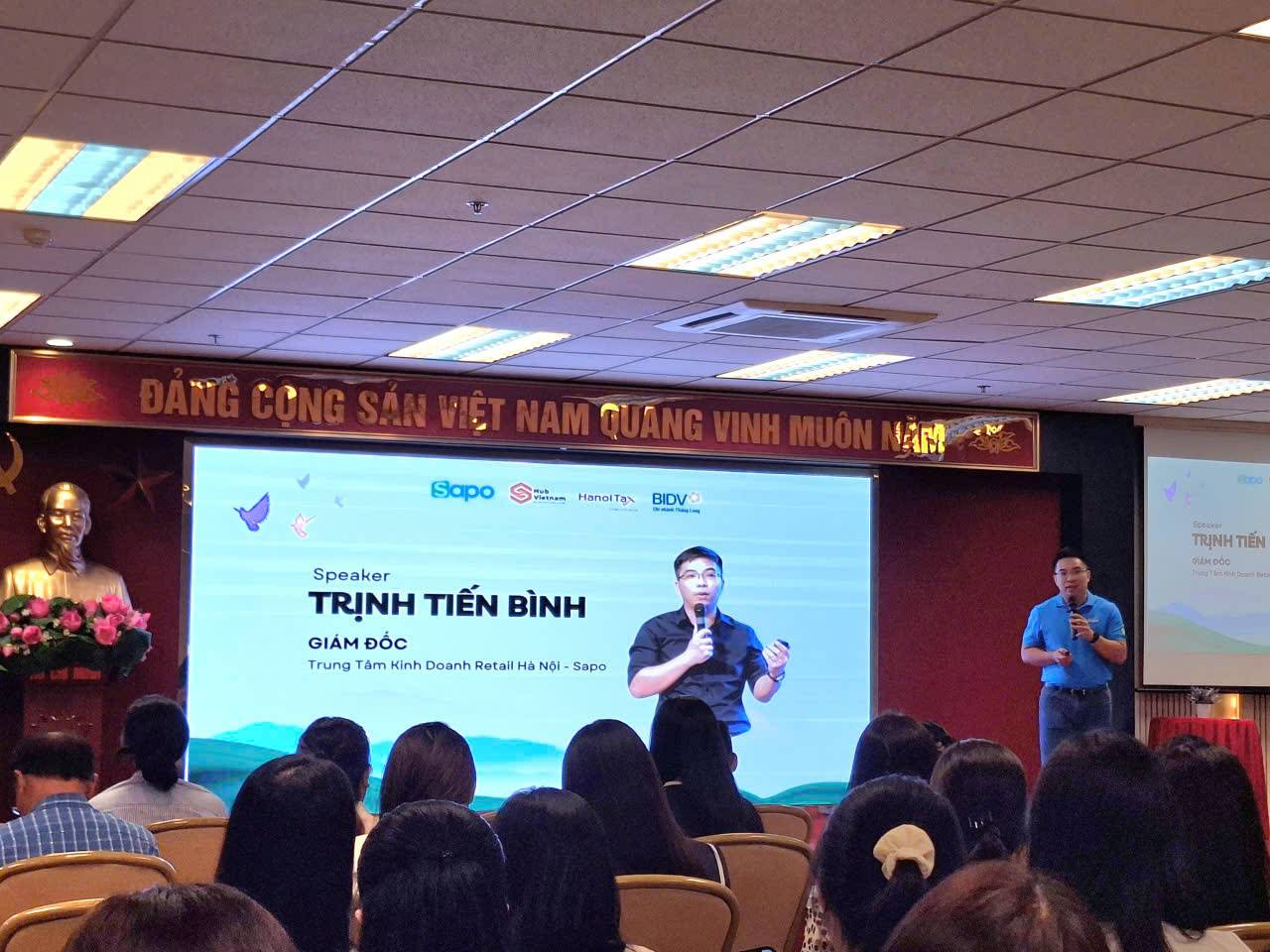 Ong Trinh Tien Binh - Giam doc Trung tam Kinh doanh Retail Ha Noi - Cong ty co phan cong nghe Sapo. Anh: Luc Giang