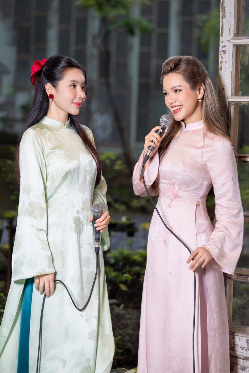 Hai chi dep thanh cong sau chuong trinh Chi dep dap gio re song. Anh: Nghe si cung cap,