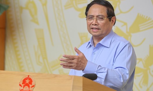 Thủ tướng Chính phủ Phạm Minh Chính nhấn mạnh tinh thần nếu cán bộ thiếu trách nhiệm, sai phạm phải xử nghiêm - chậm trễ, vô cảm phải thay thế. Ảnh: Nhật Bắc/VGP