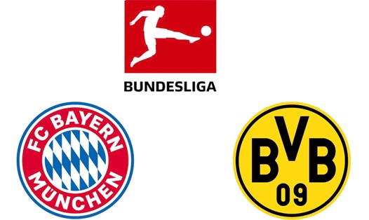 Bayern Munich đối đầu Dortmund tại Bundesliga. Đồ họa: Văn An