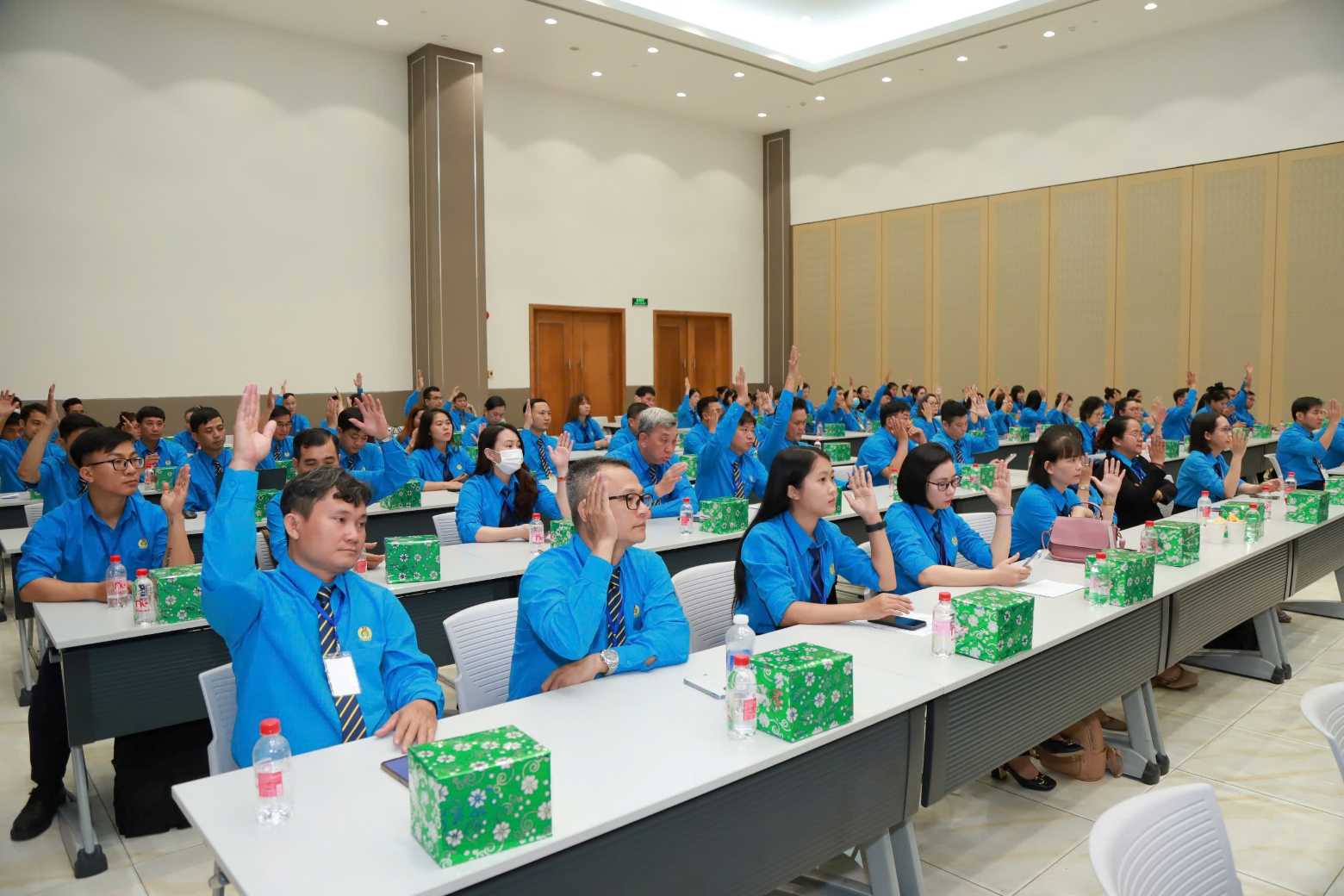 Trong nhiem 2025-2030, Cong doan phuong Binh Duong se tap trung phat trien doan vien, cham lo cho doan vien. Anh: Dinh Trong