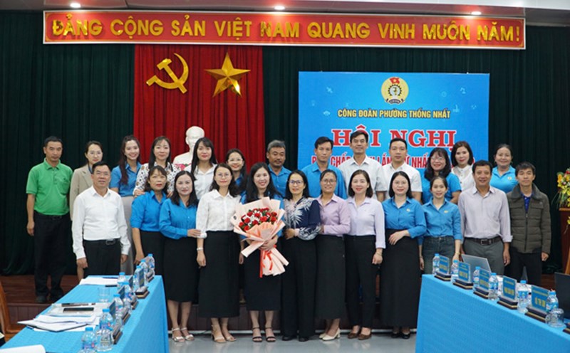 Thong Nhat Ward Trade Union continues to care for and protect the legitimate rights of workers. Photo: Thanh Tuan