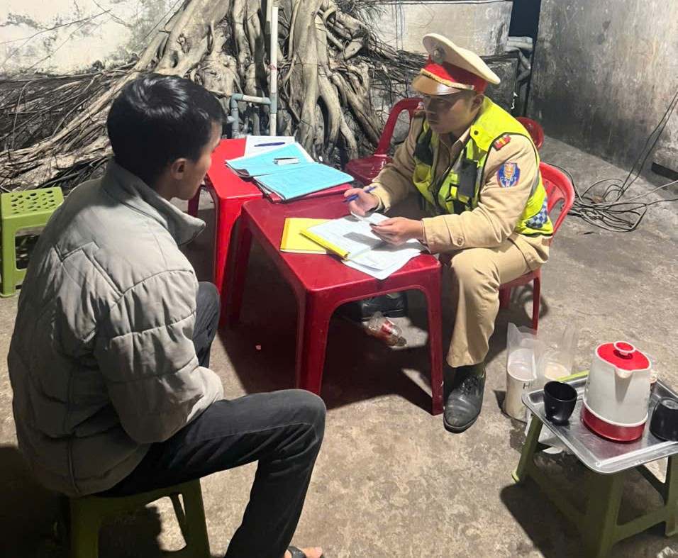 The authorities handled Y.J.N.A, who tested positive for drugs. Photo: Provided by the police