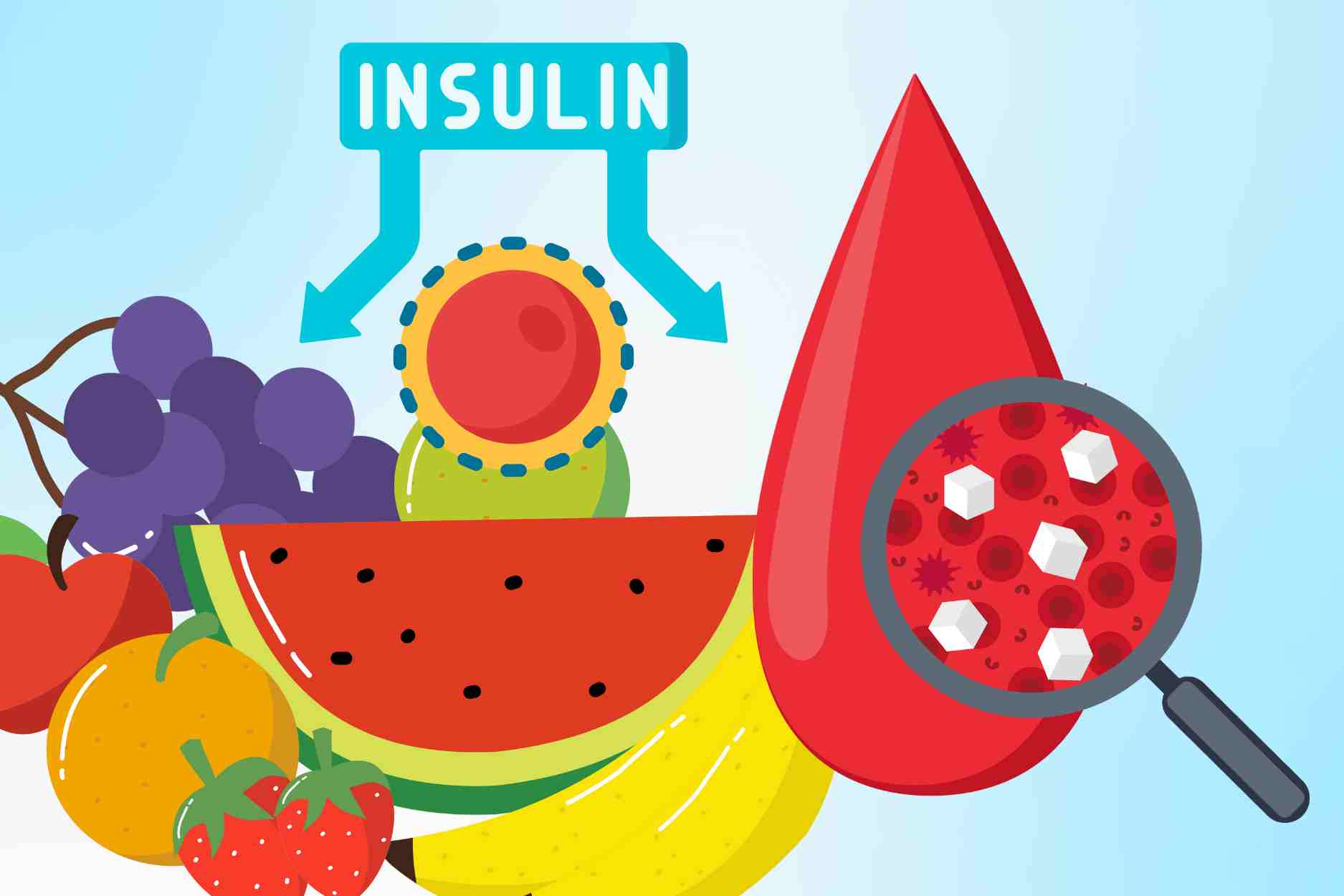 Sweet fruit with a low glycemic index helps balance insulin for people with diabetes
