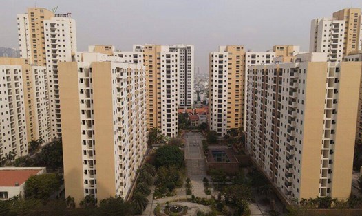 Giá nhà ở các đô thị lớn ngày càng tăng nhanh vượt quá thu nhập của người lao động. Ảnh: Anh Tú
