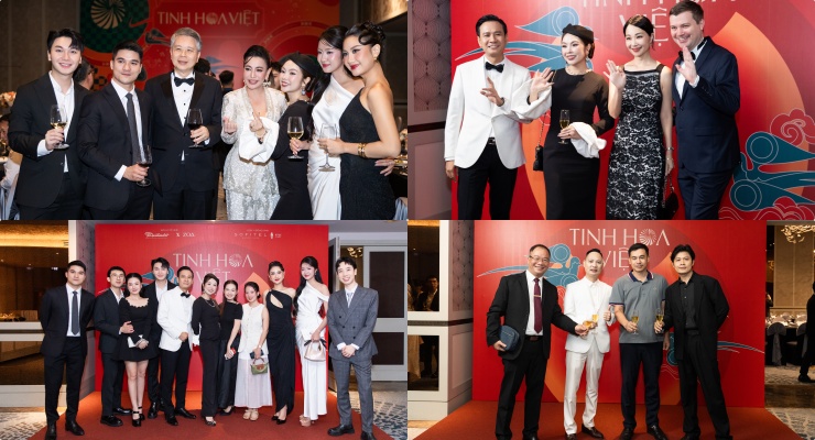 La soiree Tinh Hoa' realisee par le producteur Nguyen Phan Giang rassemble des hommes d'affaires des artistes et des personnalites influentes dans de nombreux domaines. Photo : Comite d'organisation.