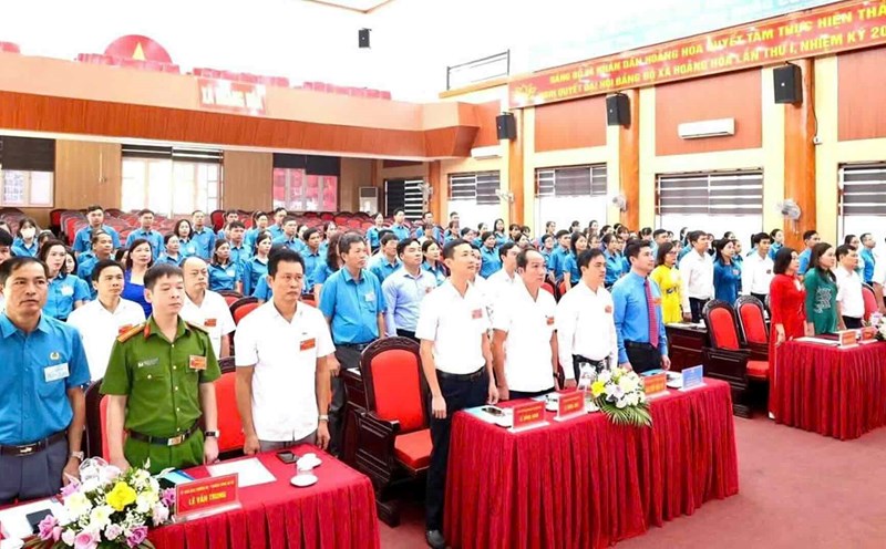 I Congreso Sindical de la comuna de Hoang Hoa. Foto: Sindicato de Thanh Hoa