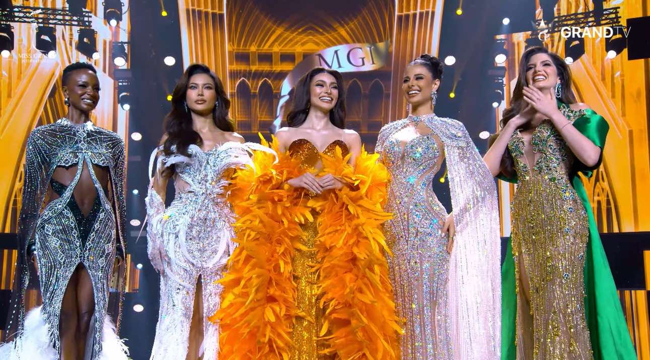 Nhan sac Top 5 Miss Grand International 2025. Anh: MGI
