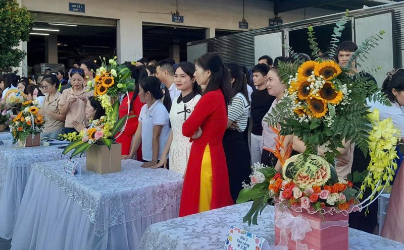 Obras finalistas de los trabajadores de Paishing Vietnam Joint Stock Company (Hai Phong). Foto: Dúc Hiẻn