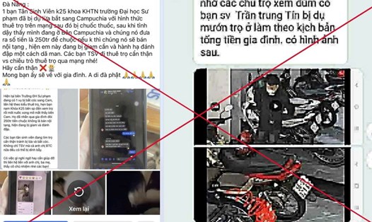 Đà Nẵng bác tin đồn tân sinh viên bị bắt cóc sang Campuchia. Ảnh: Công an TP Đà Nẵng