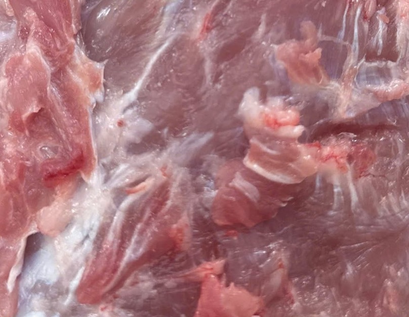 Los musculos creceran al usar la parte magra de la carne de cerdo. Foto: Kieu Vu