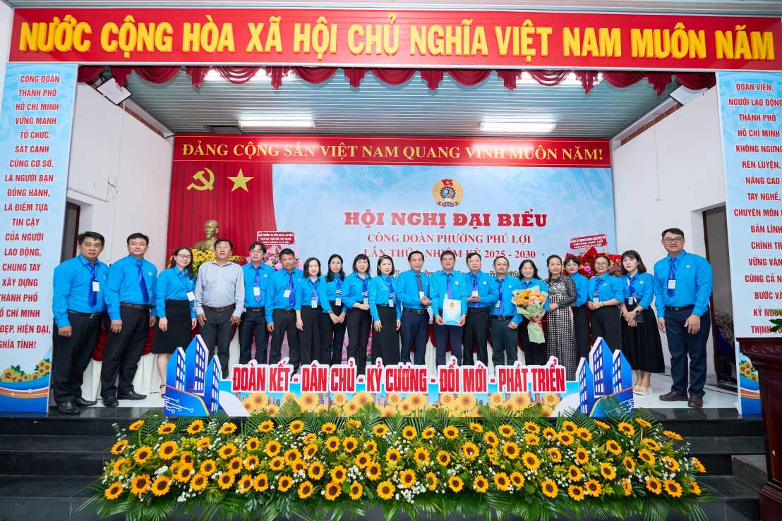 Phu Loi Ward Labor Union will focus on taking care of the lives of workers in the 2025 - 2030 term. Photo: Provided by the Union