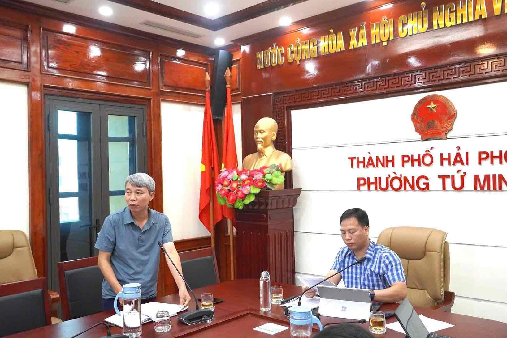 Dai bieu cac don vi du hop danh gia tien do Du an Duong gom doc Quoc lo 5. Anh: Nguyen Thuong