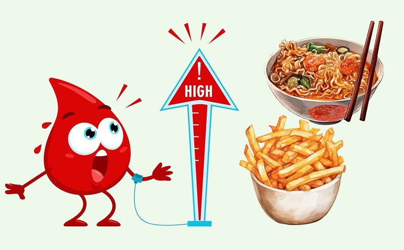 Eating this dish for breakfast will increase blood sugar quickly. Graphics: Linh Dan
