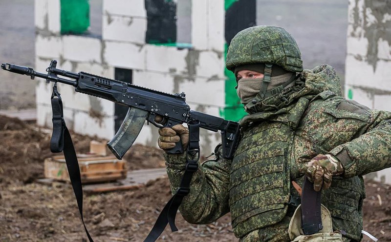 Russian soldiers on the battlefield. Photo: TASS