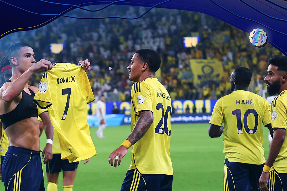 Ronaldo marca un golazo el Al-Nassr gana abultado al Al-Fateh. Foto: Al-Nassr