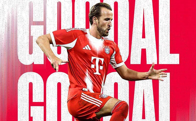 Harry Kane scored in Bayern's 2-1 victory over Dortmund. Photo: Bayern