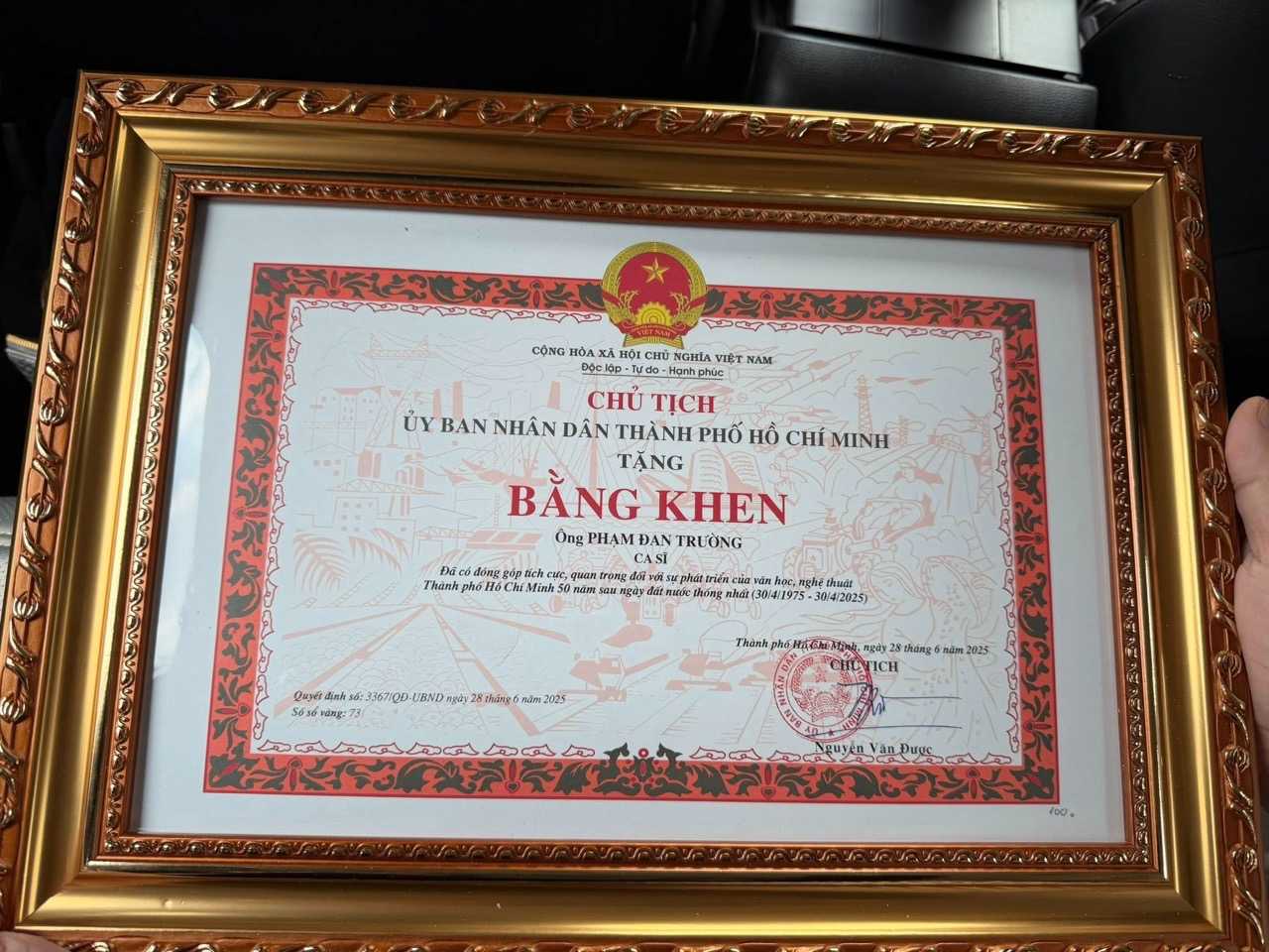 Bang khen