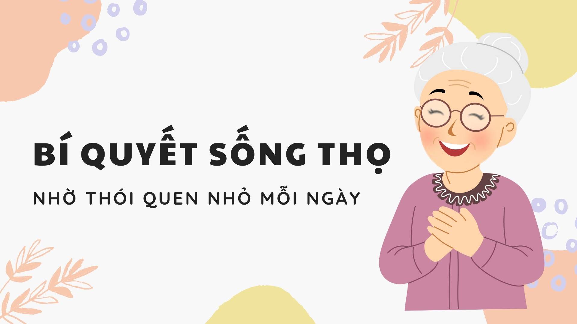 The secret to living a long life thanks to small daily habits