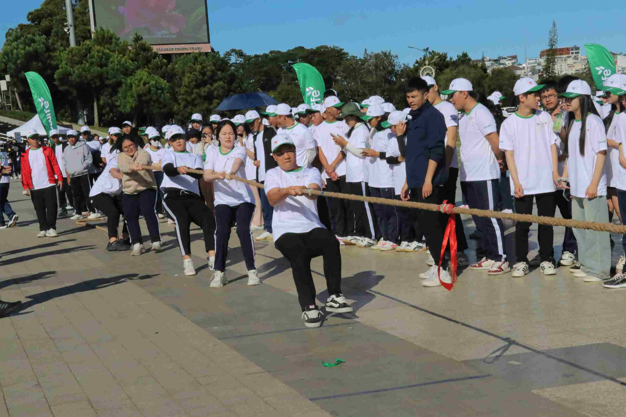 Keo co tai chuong trinh. Anh: Phuc Khanh