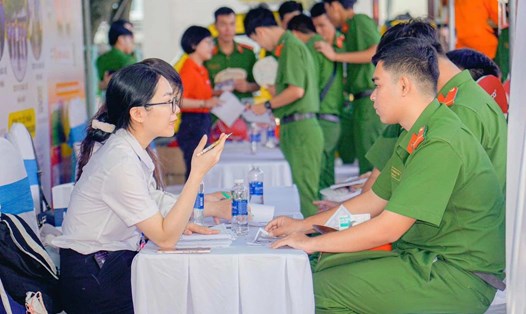 Thông tin liên quan đến cách tính trợ cấp một lần khi nghỉ hưu của sĩ quan công an nhận được nhiều sự quan tâm của bạn đọc. Ảnh: Bộ Công an