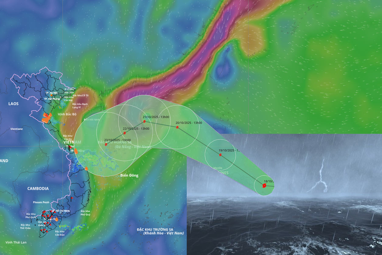 Pronostico de la tormenta numero 12 Fengshen mas fuerte con rafagas de nivel 13 en los proximos 2 dias