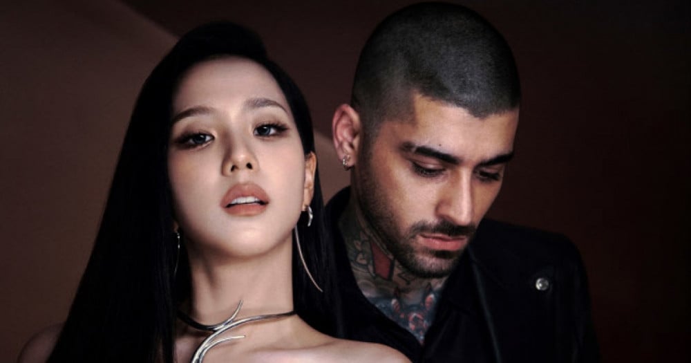 Blackpink's Jisoo and Zayn. Photo: Lotte.