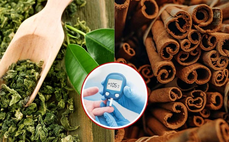 Two familiar herbs that effectively control blood sugar. Graphics: Viet Hoang