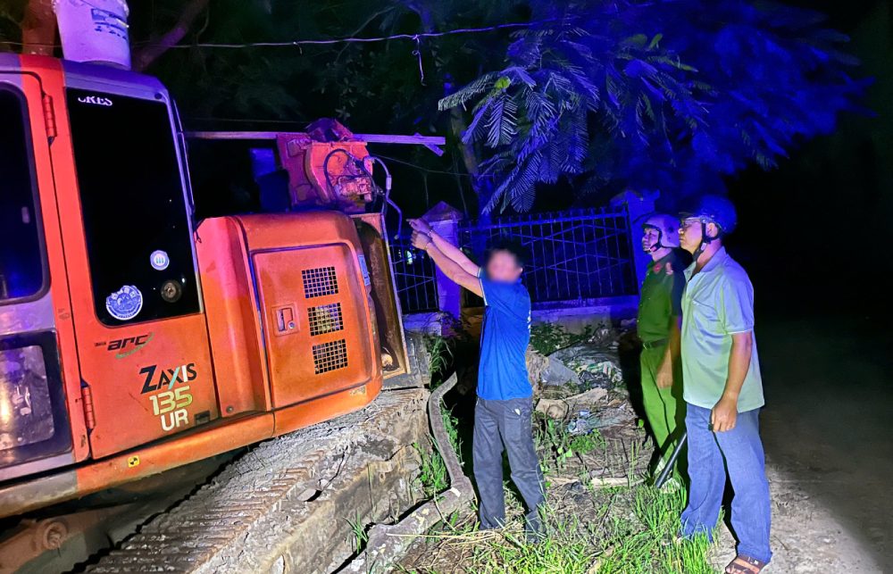 Qui confessed that he took advantage of the dark night and the property without anyone to look after it, so he committed the act of stealing property. Photo: Provided by the police