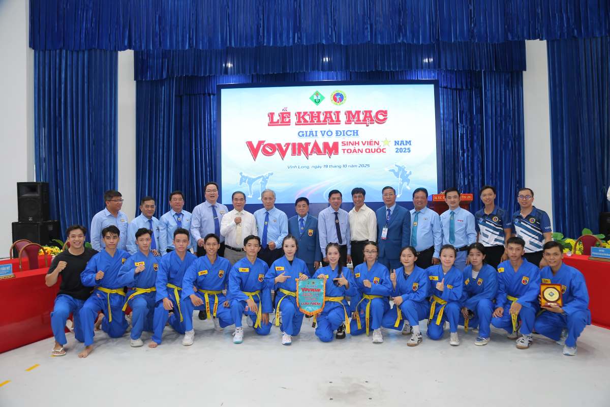 El Campeonato Nacional de Vovinam Estudiantil 2025 atrae a mas de 500 atletas participantes. Foto: Le Giang