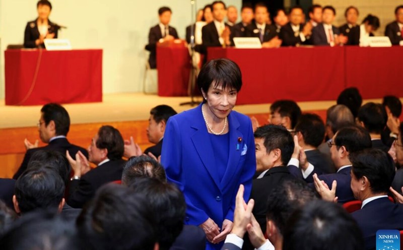The new developments are paving the way for Ms. Sanae Takaichi to become Japan's first female prime minister. Photo: Xinhua