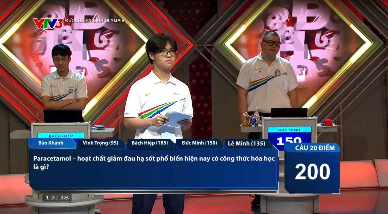 Bao Khanh o phan thi Ve dich trong tran Quy 4. Anh: VTV