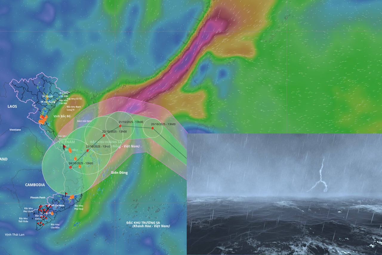 About to welcome storm No. 12, strengthening when entering the East Sea, then changing direction