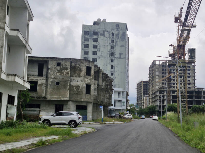 The Da Phuoc international new urban area project is located on Nguyen Tat Thanh Street (Da Nang City). Photo: Thu Giang