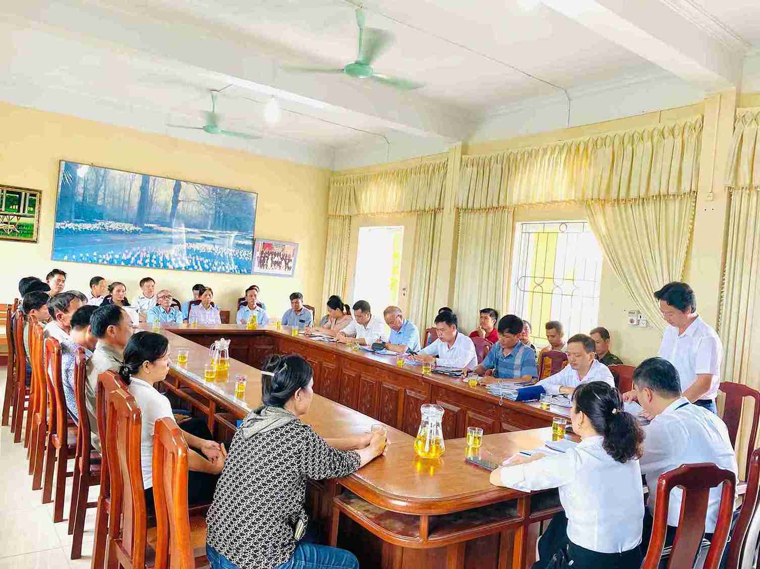 Strengthen propaganda and mobilize Hai Phong people to comply with regulations on land use. Photo: Thanh Ha Commune