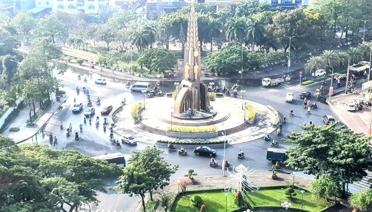 Mot goc Ca Mau nhin tu tren cao. Anh: Nhat Ho