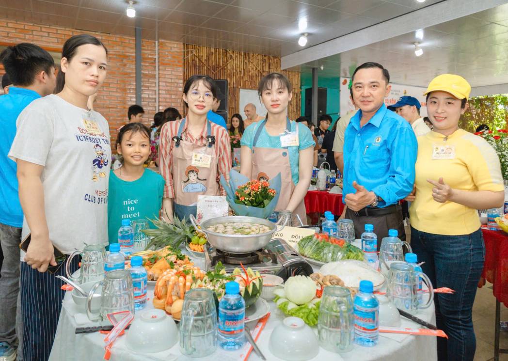 CDCS cho biet, hoi thi nau an tai cong ty da to chuc 11 nam. Anh: CDCS cung cap